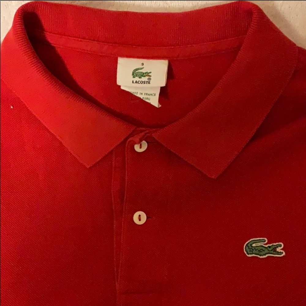 Lacoste Polo Size 9